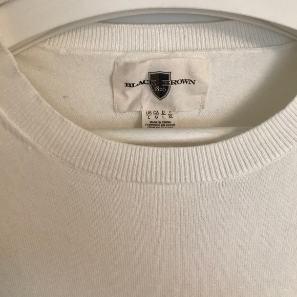 Black Brown 1826 Striped Pullover - Picture 6 of 6